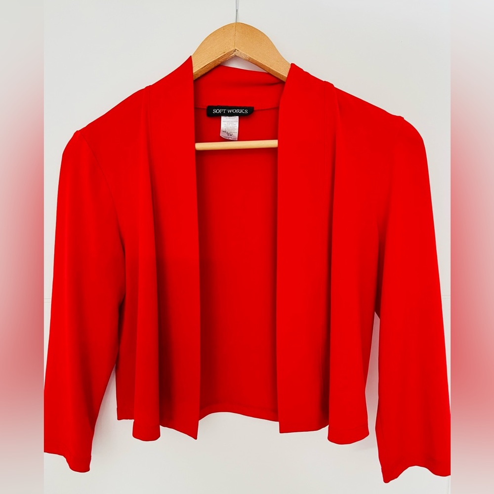 SOFT WORKS TOPPER CARDIGAN LIKE NEW CONDITION